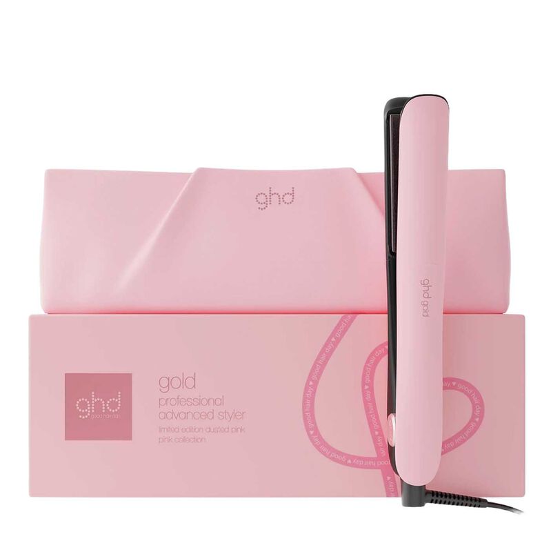 ghd Gold Hair Straightener in Dusted Pink image number 0